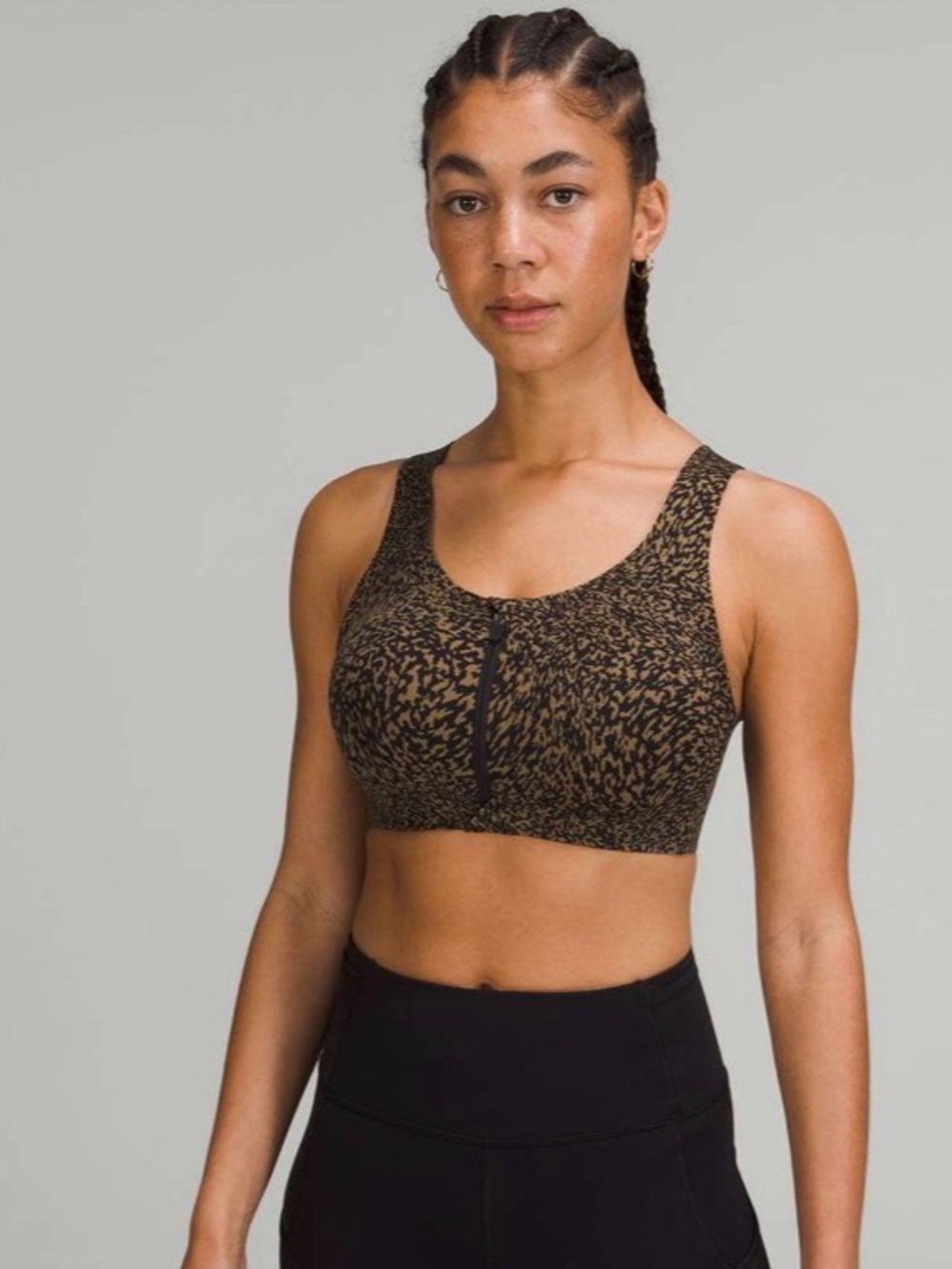 Lululemon enlite front zip- high support bra